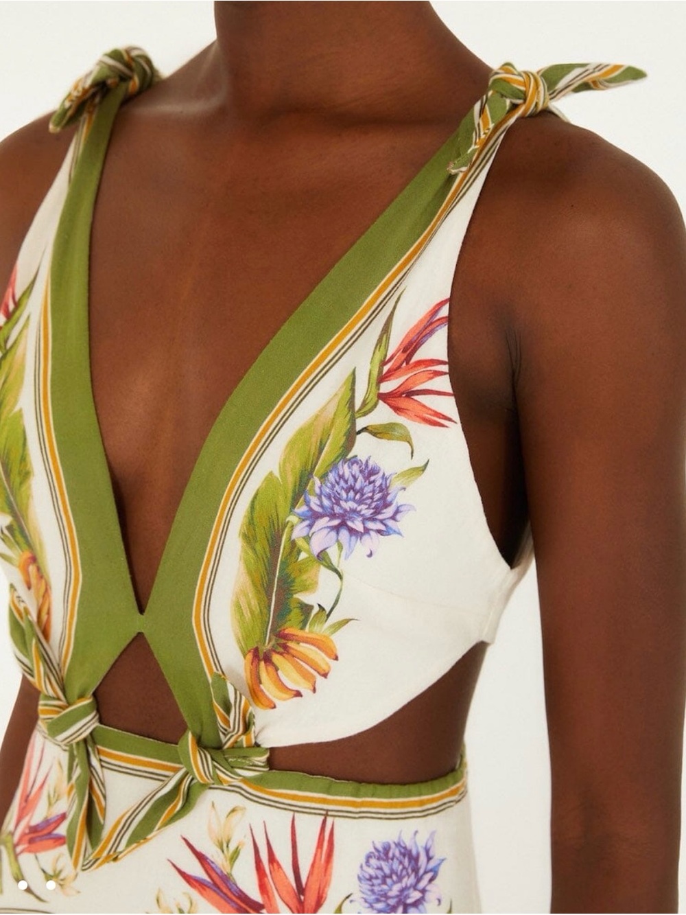 FARM Rio Sand Tropical Scarf Maxi Dress - Picture 2 of 4